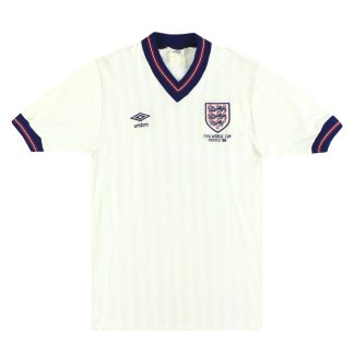 1984-87 England Umbro Home Shirt M - England / Excellent / Medium
