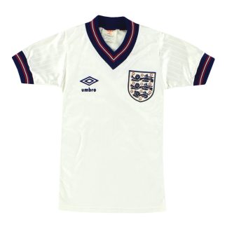 1984-87 England Umbro Home Shirt Y - England / Excellent / Youth