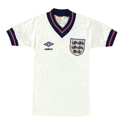 1984-87 England Umbro Home Shirt Y - England / Excellent / Youth