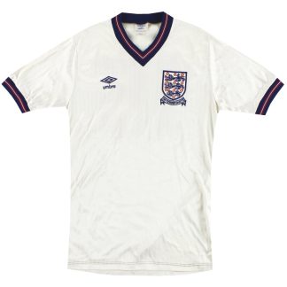 1984-87 England Umbro U-21 Match Issue Home Shirt #15 M - England / Excellent / Medium