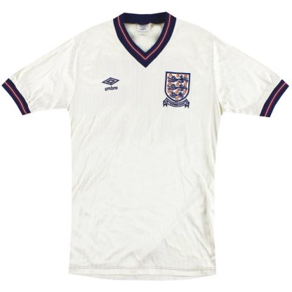 1984-87 England Umbro U-21 Match Issue Home Shirt #15 M - England / Excellent / Medium