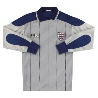 1986-88 England Umbro Goalkeeper Shirt #1 Y - England / Excellent / Youth