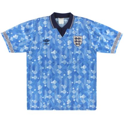 1990-92 England Umbro Third Shirt XL - England / Excellent / XL