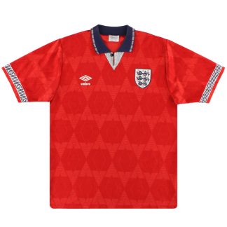 1990-93 England Umbro Away Shirt M - England / Very good / Medium