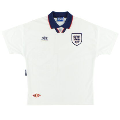 1993-95 England Umbro Home Shirt S