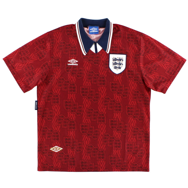 1994-95 England Umbro Away Shirt XL - England / Excellent / XL