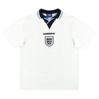 1995-97 England Umbro Home Shirt XL