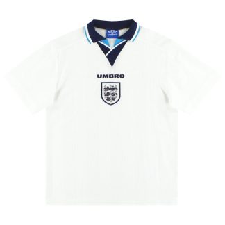 1995-97 England Umbro Home Shirt XL - England / Excellent / XL