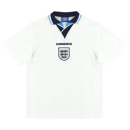 1995-97 England Umbro Home Shirt XL - England / Excellent / XL