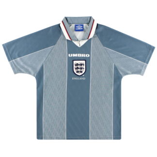 1996-97 England Umbro Away Shirt #9 L