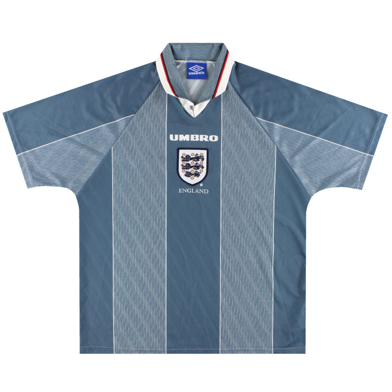 1996-97 England Umbro Away Shirt L - England / Excellent / Large