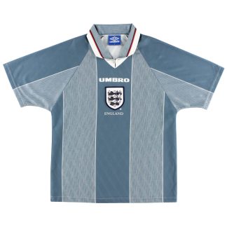 1996-97 England Umbro Away Shirt M.Boys - England / Very good / Medium Boys