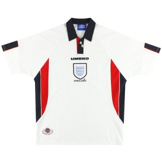 1997-99 England Umbro Home Shirt L