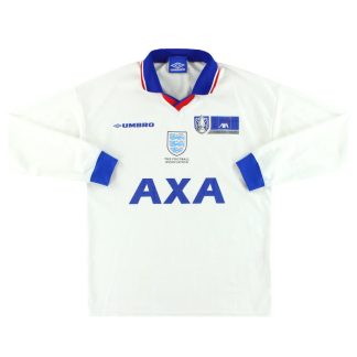 1998-99 England Umbro FA Cup Training Shirt L/S M - England / Excellent / Medium