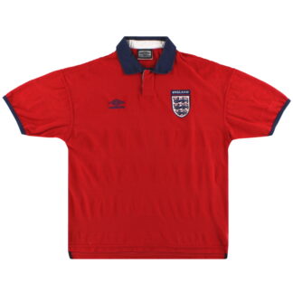 1999-01 England Umbro Away Shirt L