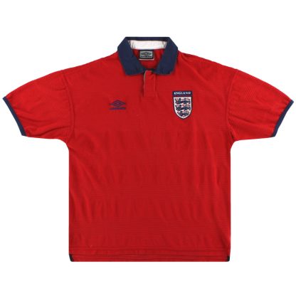 1999-01 England Umbro Away Shirt XL - England / Very Good / XL