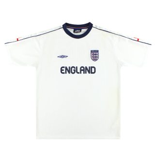 1999-01 England Umbro Training Shirt L - England / Very Good / Large