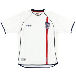 2001-03 England Umbro Home Shirt L