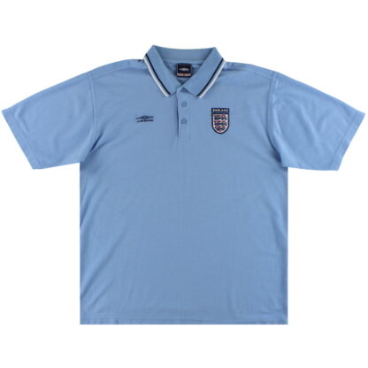 2002-03 England Umbro Polo Shirt L