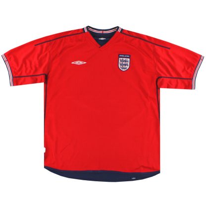 2002-04 England Umbro Away Shirt L - England / Excellent / Large
