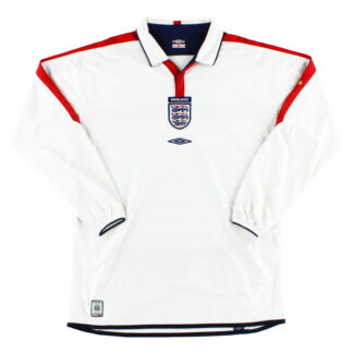 2003-05 England Umbro Home Shirt L/S L