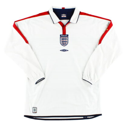 2003-05 England Umbro Home Shirt L/S L