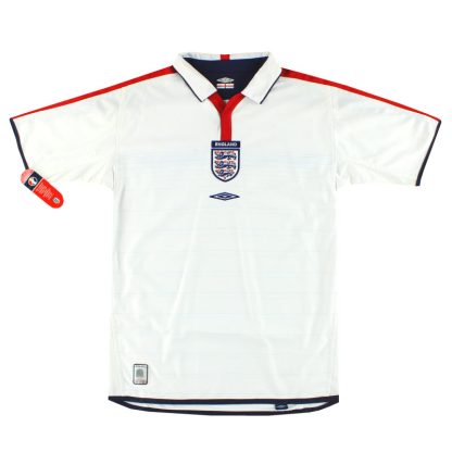 2003-05 England Umbro Home Shirt *w/tags* S - England / w/tags / Small