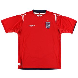 2004-06 England Umbro Away Shirt L - England / Excellent / Large