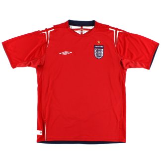 2004-06 England Umbro Away Shirt *Mint* XXXL