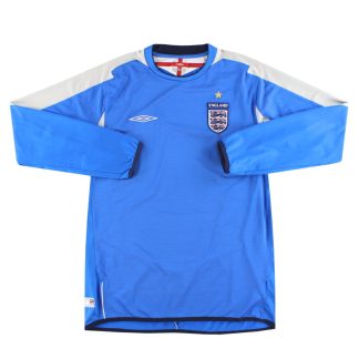 2004-06 England Umbro Goalkeeper Shirt L/S L - England / Excellent / Large