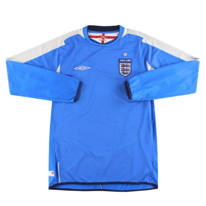 2004-06 England Umbro Goalkeeper Shirt L/S L - England / Excellent / Large