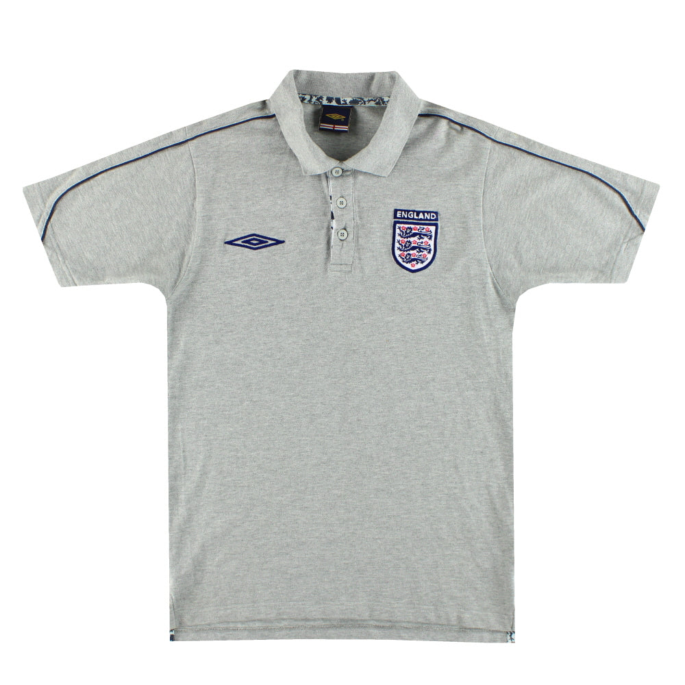 2005-06 England Umbro Polo Shirt M - England / Excellent / Medium