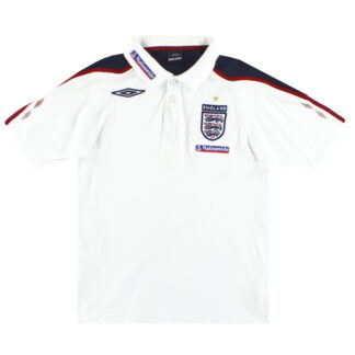 2005-06 England Umbro Polo Shirt S