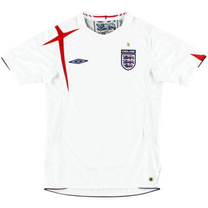 2005-07 England Umbro Home Shirt L