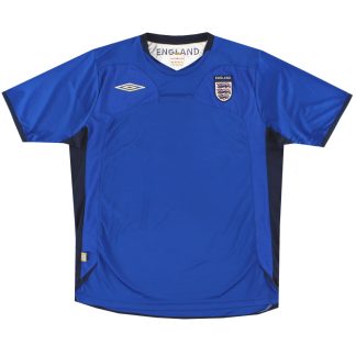 2006-07 England Umbro Training Shirt *Mint* M - England / Mint / Medium