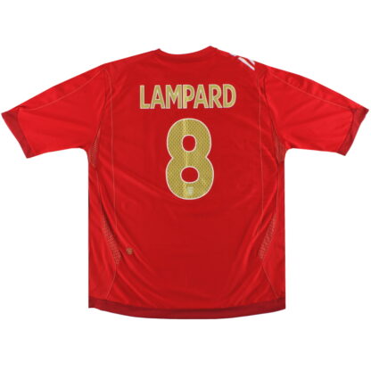 2006-08 England Umbro Away Shirt Lampard #8 M
