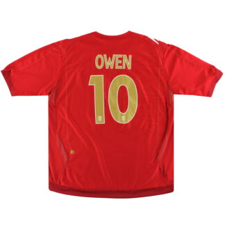 2006-08 England Umbro Away Shirt Owen #10 XXL