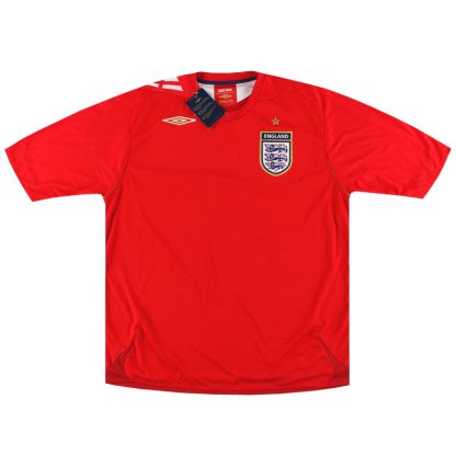 2006-08 England Umbro Away Shirt *w/tags* XL - England / w/tags / XL