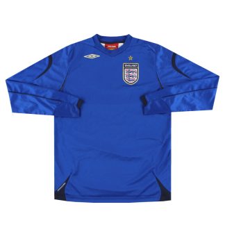 2006-08 England Umbro Goalkeeper Shirt L/S XL.Boys - England / Excellent / XL.Boys