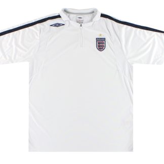 2007-08 England Umbro 1/4 Zip Training Shirt XL - England / Excellent / XL