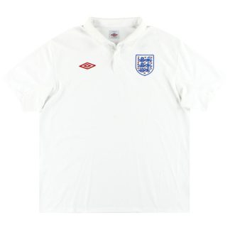 2009-10 England Umbro Home Shirt XL - England / Excellent / XL