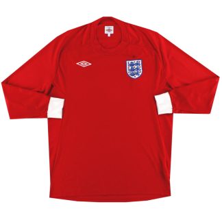 2010-11 England Umbro Away Shirt L/S M - England / Excellent / Medium