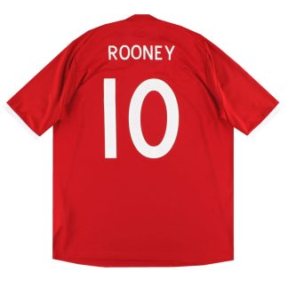 2010-11 England Umbro Away Shirt Rooney #10 XL - England / Excellent / XL