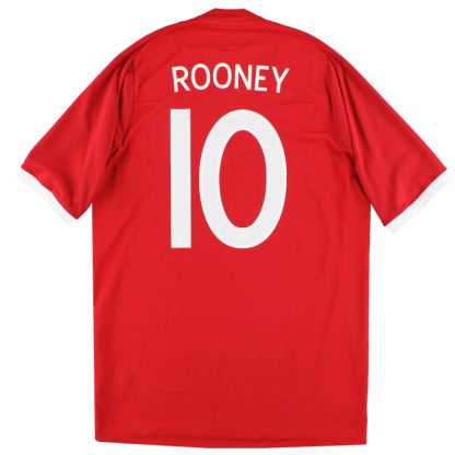2010-11 England Umbro Away Shirt Rooney #10 XL - England / Excellent / XL