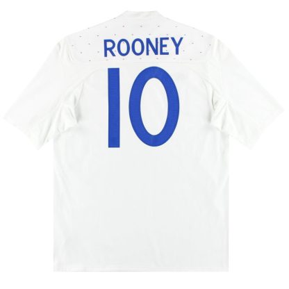 2010-11 England Umbro Home Shirt Rooney #10 XL - England / Excellent / XL
