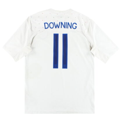 2010-12 England Umbro Home Shirt Downing #11 L