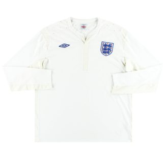2010-12 England Umbro Home Shirt L/S M - England / Excellent / Medium