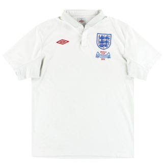 2010 England Umbro 'South Africa' Home Shirt L