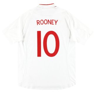 2012-13 England Umbro Home Shirt Rooney #10 XXL - England / Excellent / XXL