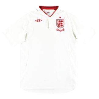 2012 England Umbro 'Poland/Ukraine' Home Shirt XXL - England / Excellent / XXL